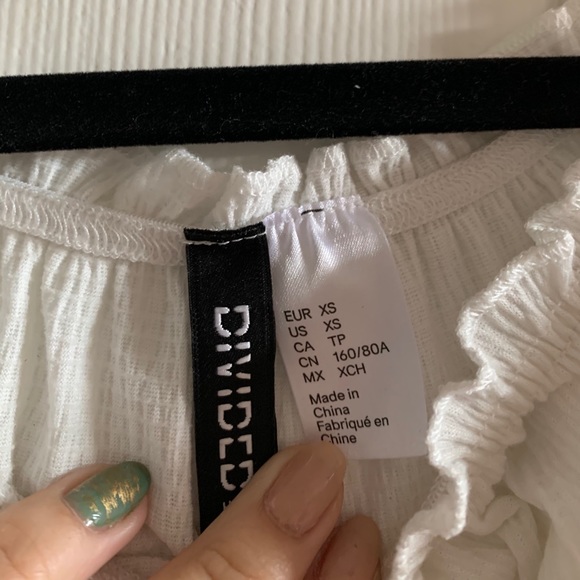 White H&M crop top - Picture 2 of 2